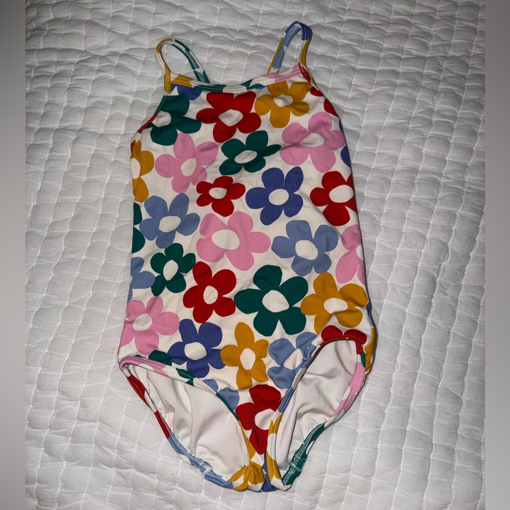 Hanna Andersson Floral One-Piece Swimsuit - 4T
